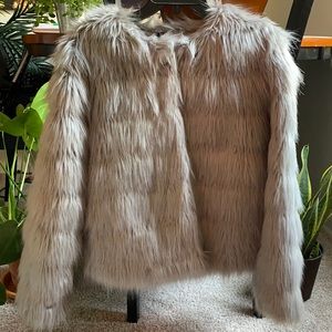 H&M Divided Faux Fur Coat